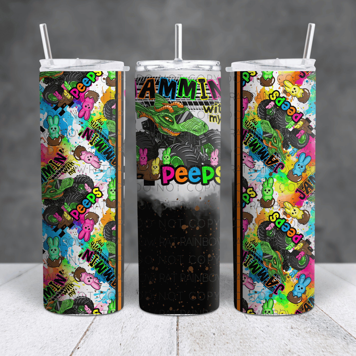 Easter M.Trucks- 20oz Tumbler Wrap Singles