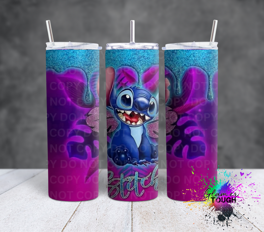 Glitter Drip 626- 20oz Tumbler