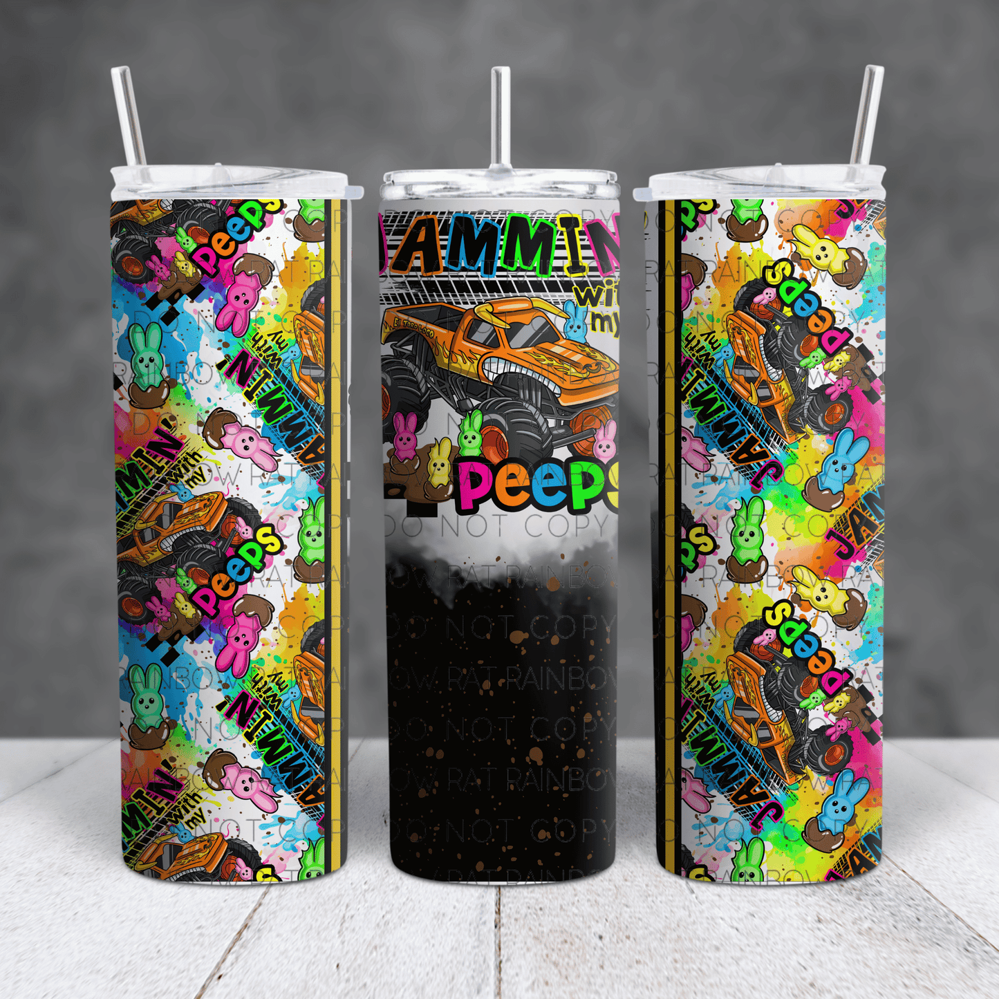 Easter M.Trucks- 20oz Tumbler Wrap Singles