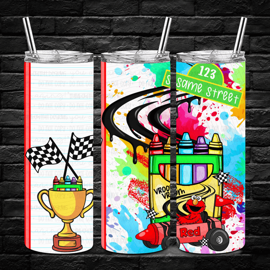 Lil Street Racers- 20oz Tumbler Wrap Singles