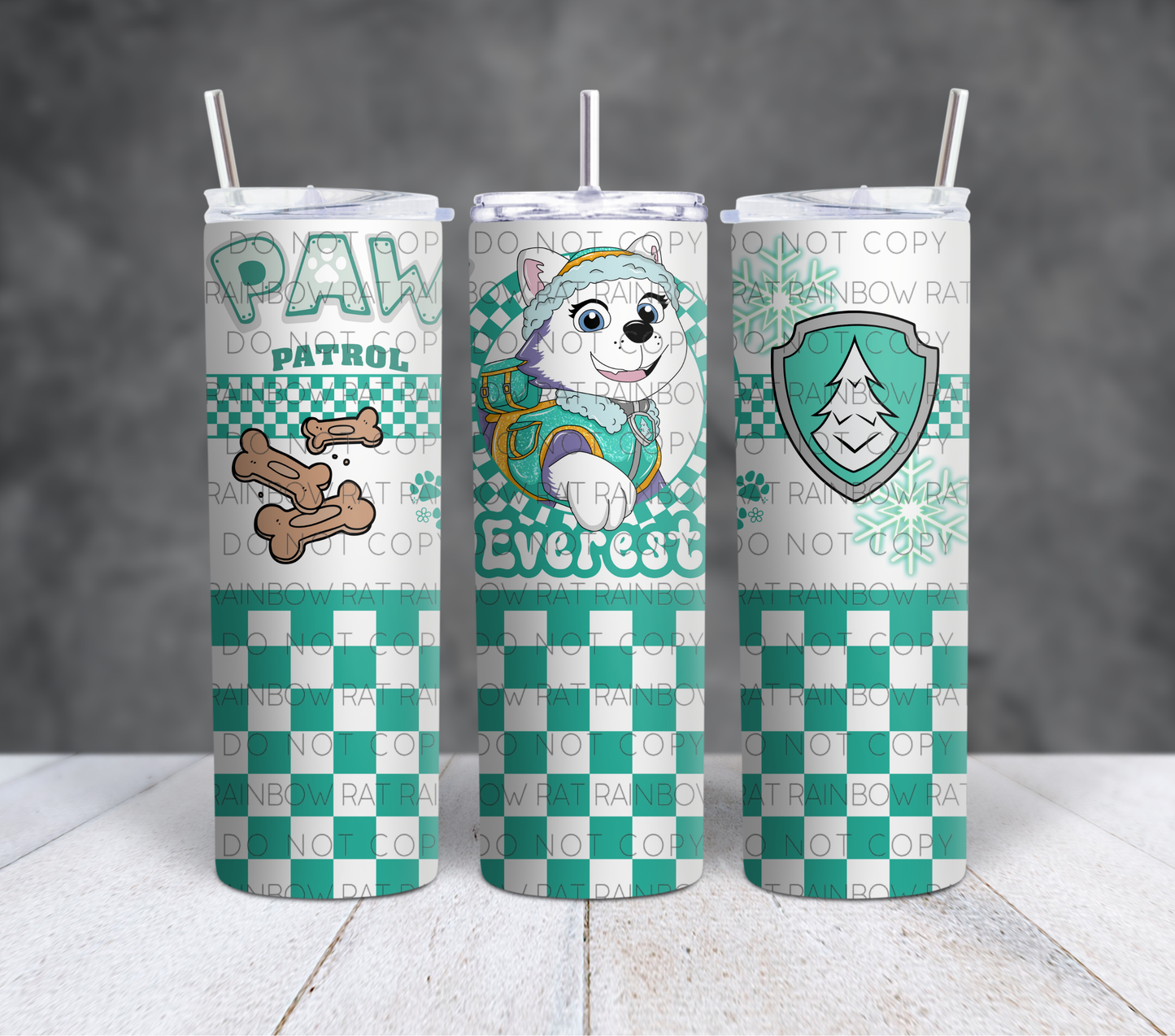 Patrol Dogs- 20oz Transparent Tumbler Wrap Singles
