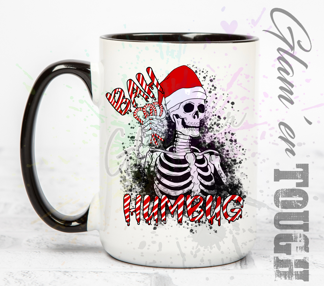 Christmas Collection- 15oz Ceramic Mug- Skull
