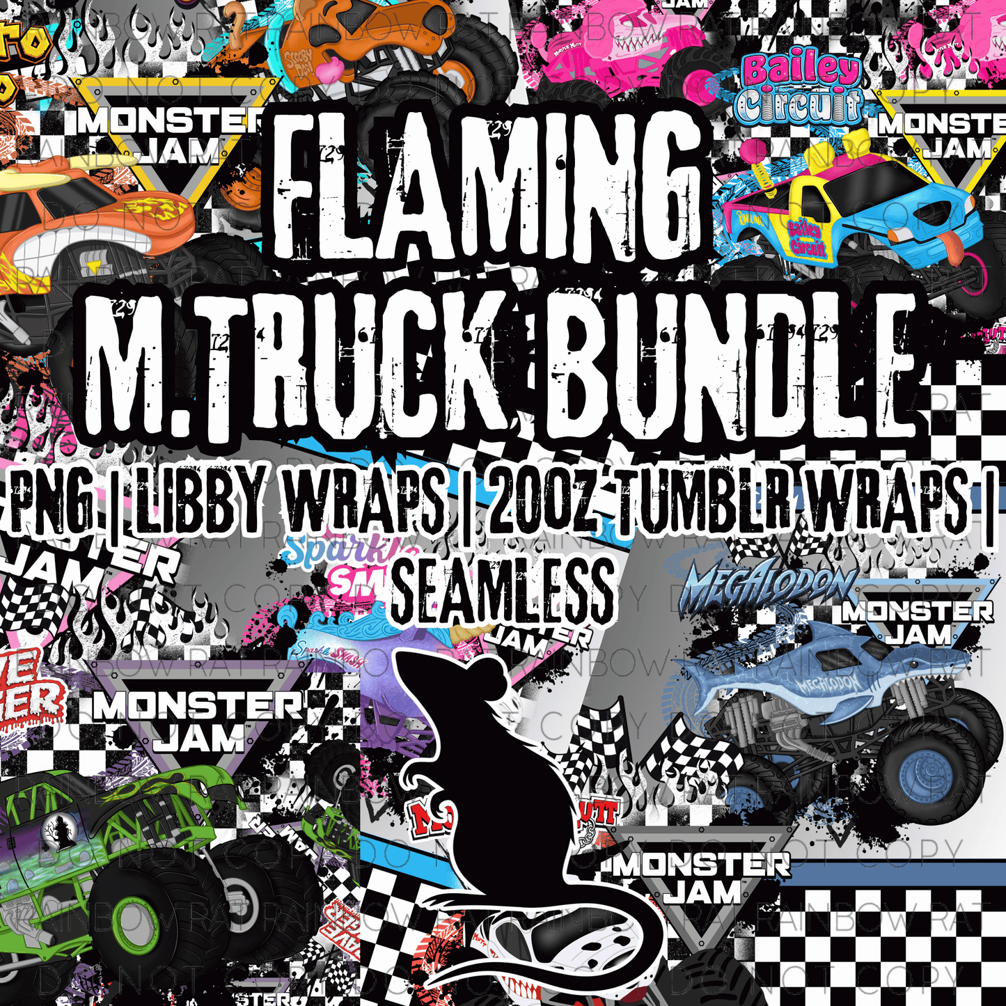 Flaming M.Trucks -Bundle