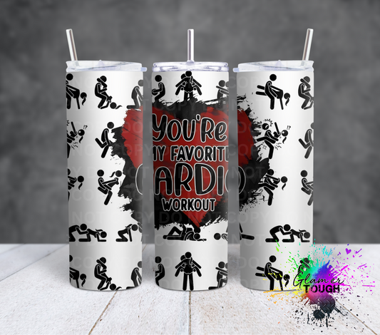Favourite Cardio- 20oz Tumbler