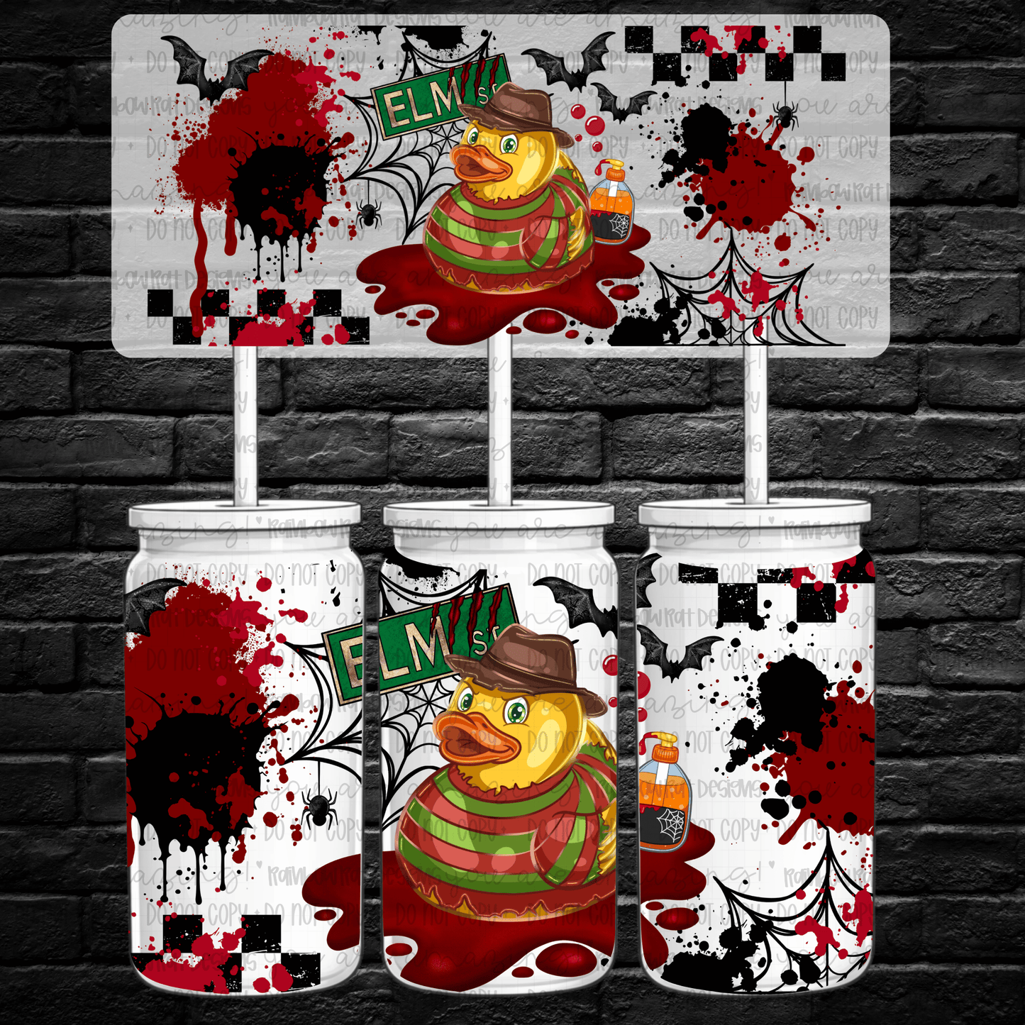 Horror Duckies- Libby Wrap Singles