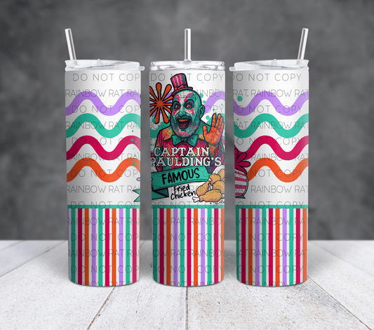 Fried Chicken- 20oz Tumbler Wrap Single