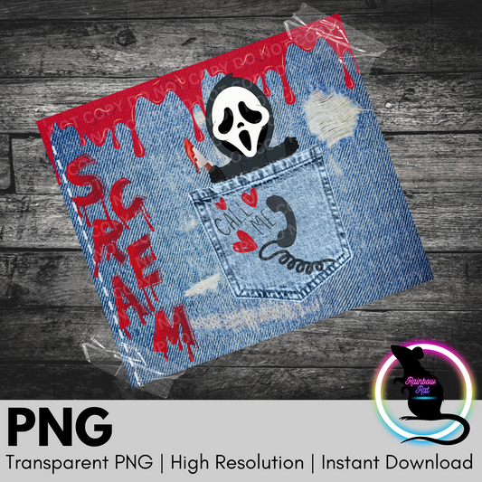 Ghostie Pocket Pal- 20oz Tumbler Wrap