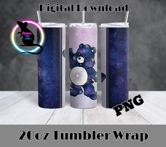 Galaxy Bear- 20oz Tumbler Wrap
