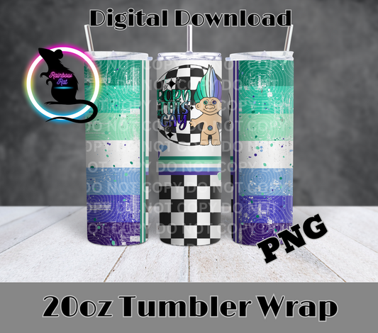 Pride Troll- 20oz Tumbler Wrap