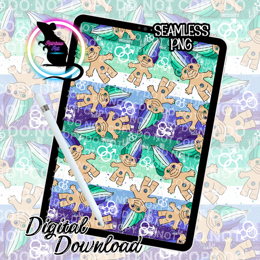 Pride Trolls- Seamless Design