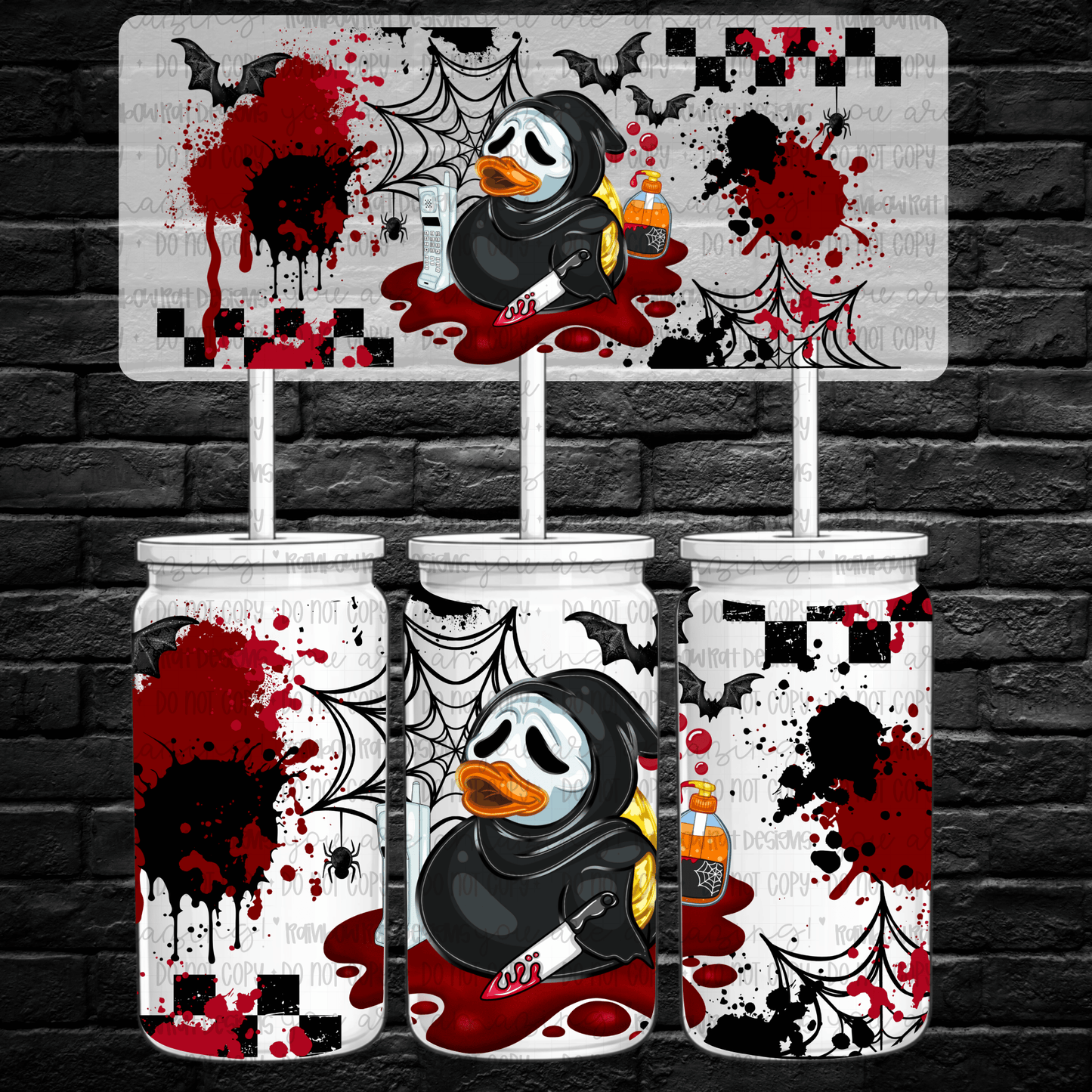 Horror Duckies- Libby Wrap Singles