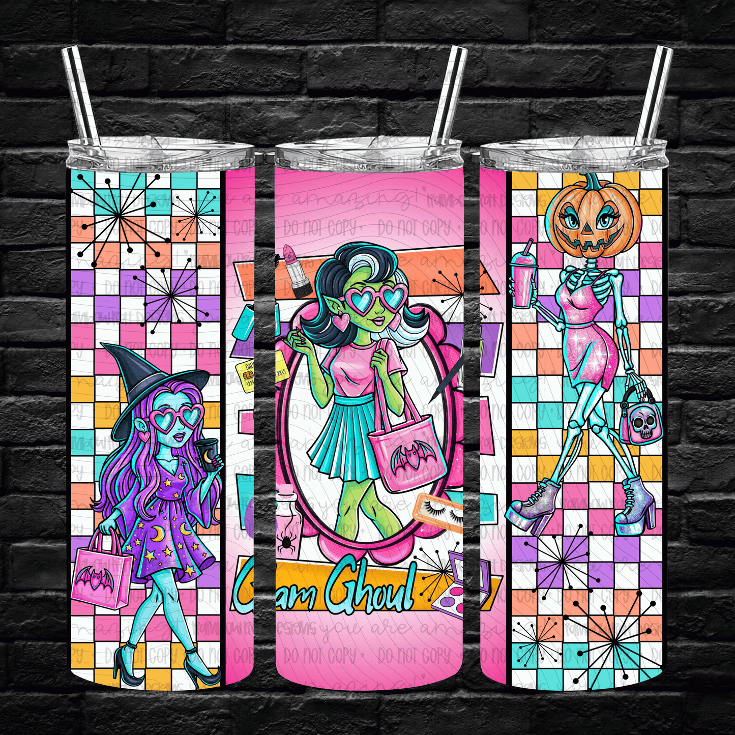 Beary Spooky- 20oz Tumbler Wrap Singles