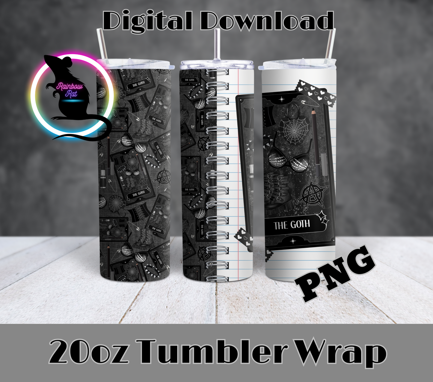 Nostalgia X Tarot- 20oz Tumbler Wraps