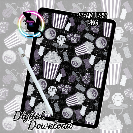 Gothic Snacks- Seamless Design