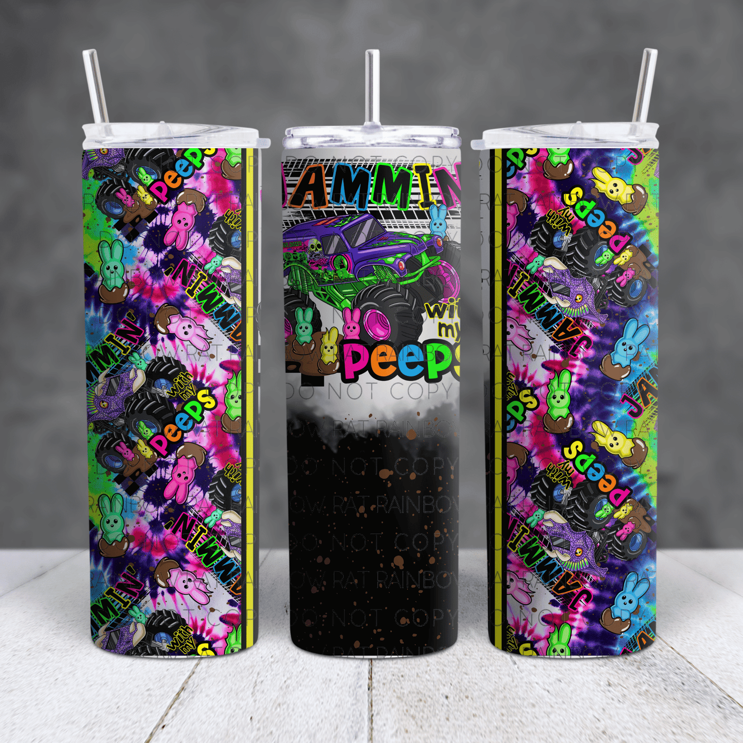 Easter M.Trucks- 20oz Tumbler Wrap Singles