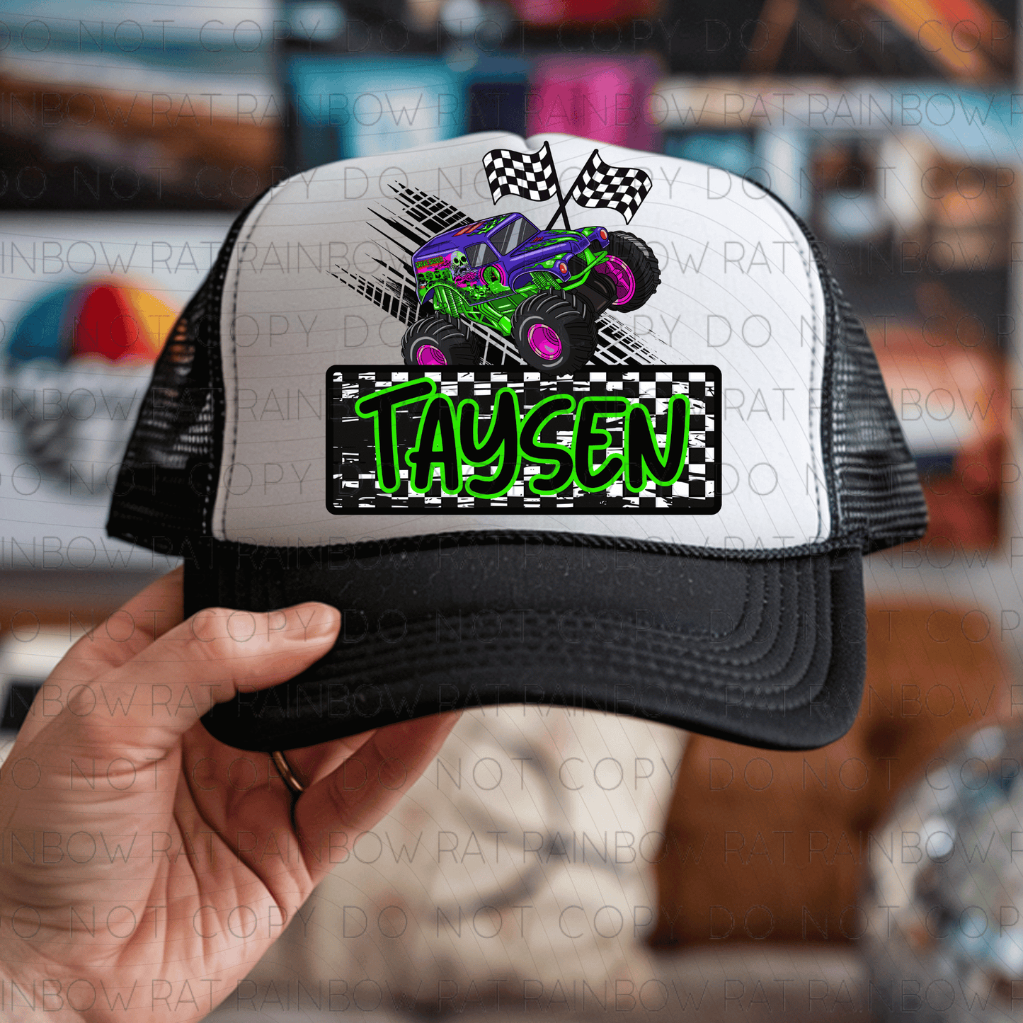 Grave M.Truck Name Plate- PNG Single