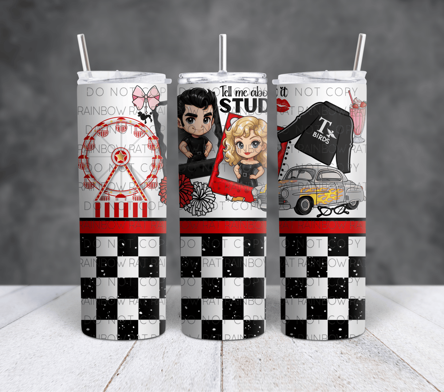 Movie Night📼🍿- 20oz Tumbler Wrap Singles