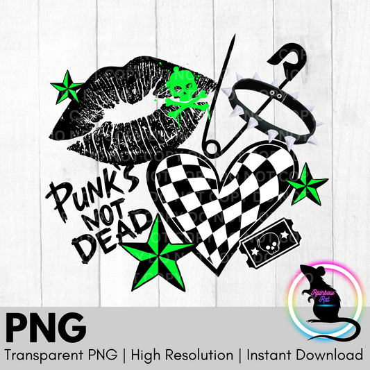 Punk's Not Dead- PNG