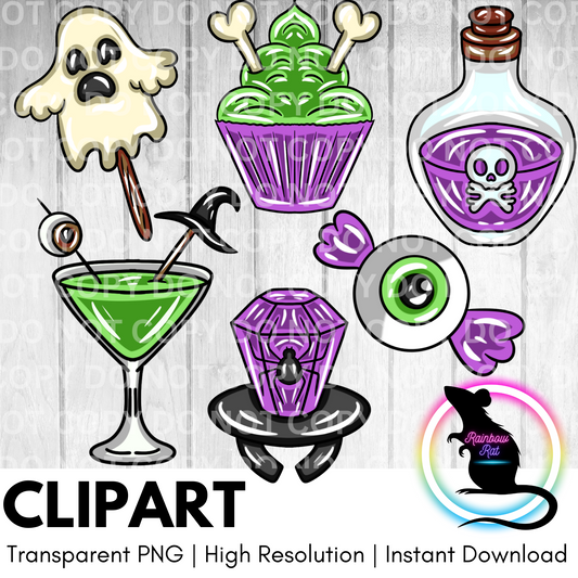 Halloween- Clipart (6 pack)