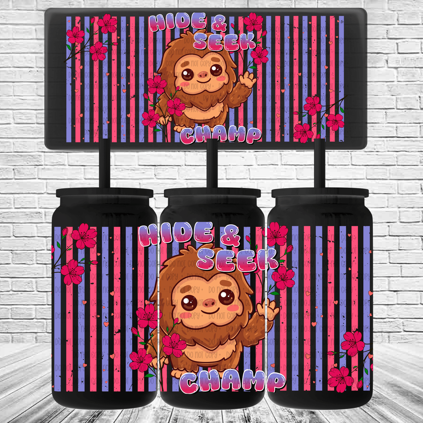 Cryptid Cuties- 16oz Libby Wrap Singles
