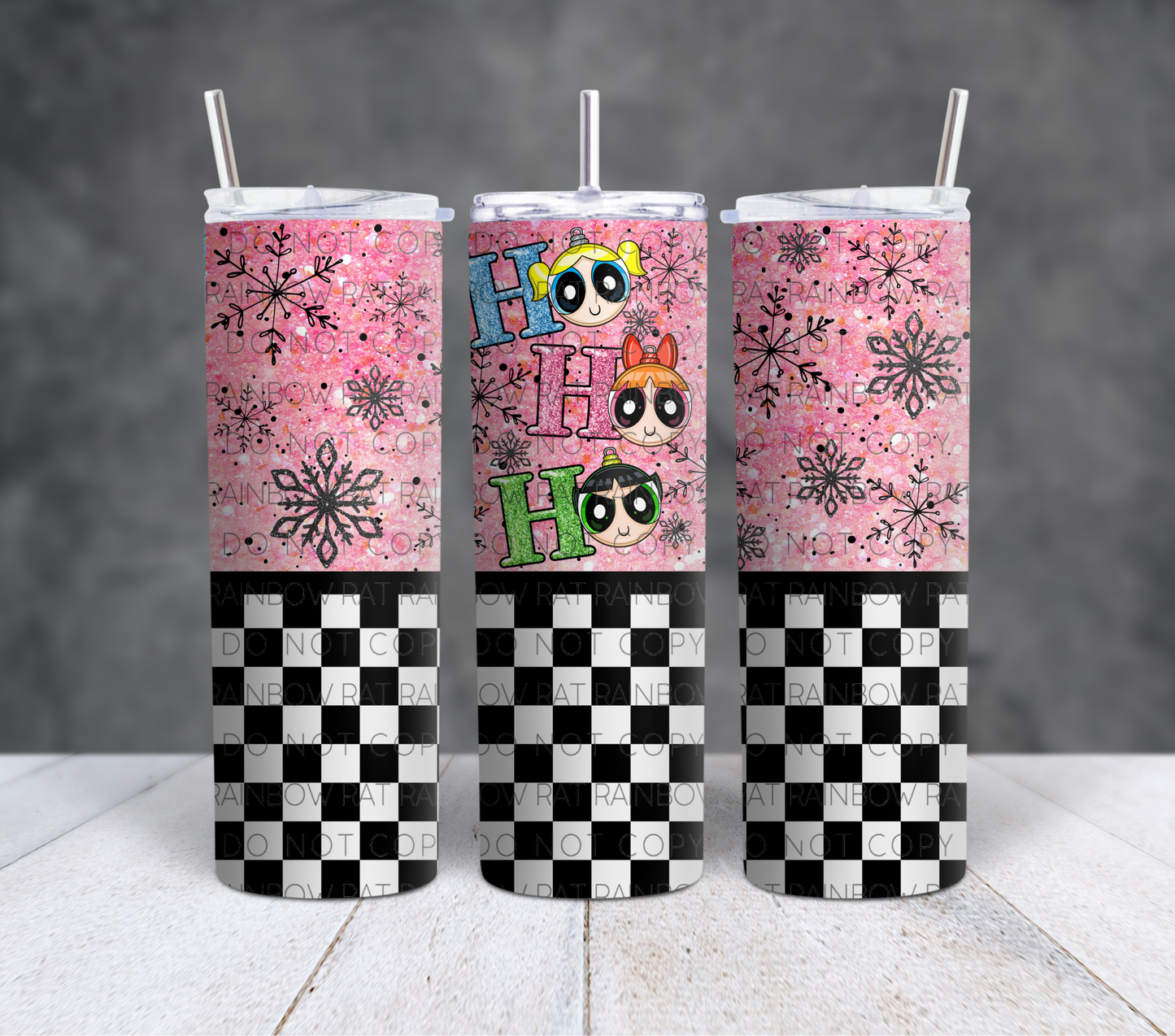 HoHoHo- 20oz Tumbler Wrap Singles