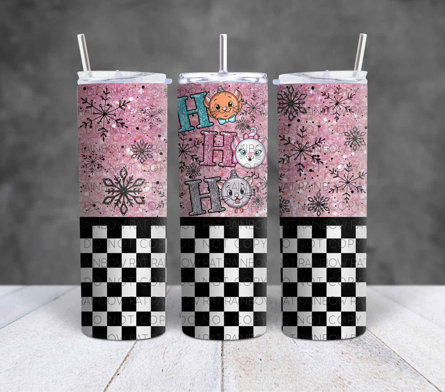 HoHoHo- 20oz Tumbler Wrap Singles
