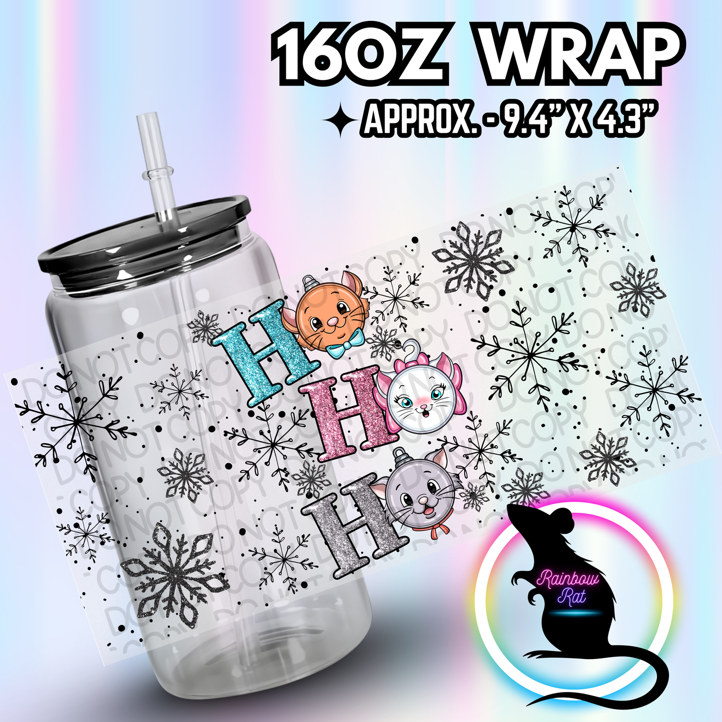 HoHoHo- Libby Wrap Singles