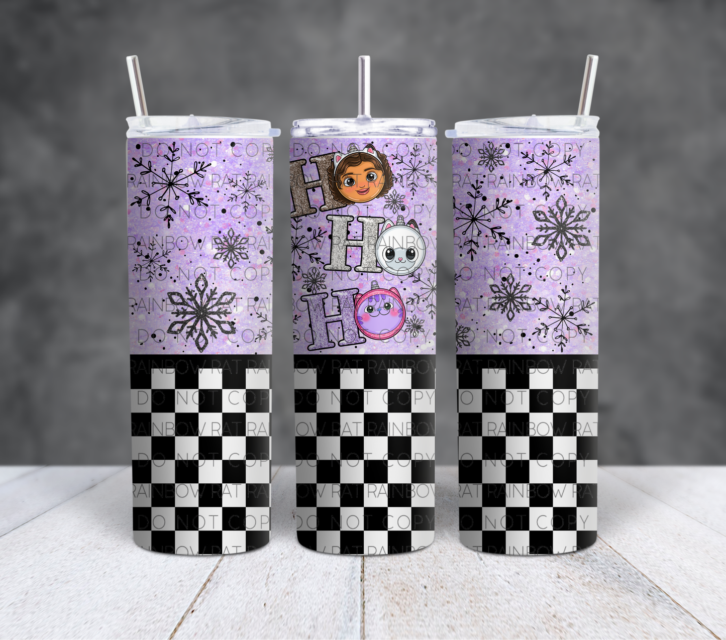 HoHoHo- 20oz Tumbler Wrap Singles