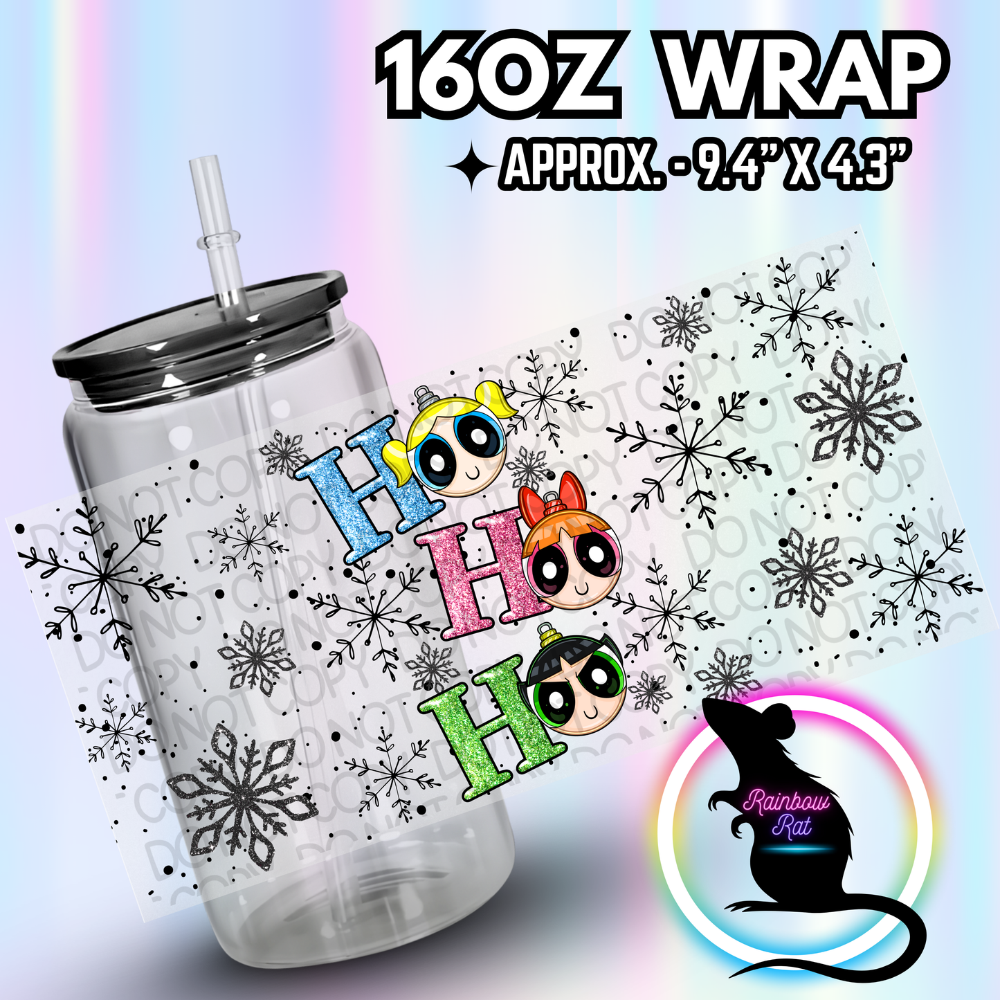 HoHoHo- Libby Wrap Singles