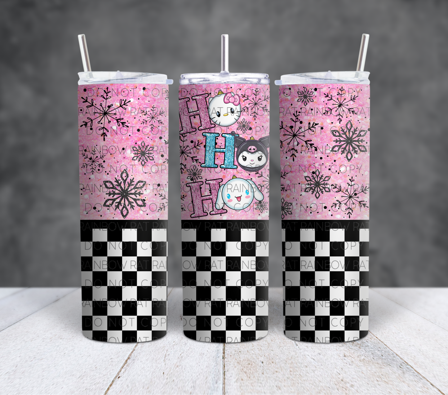 HoHoHo- 20oz Tumbler Wrap Singles
