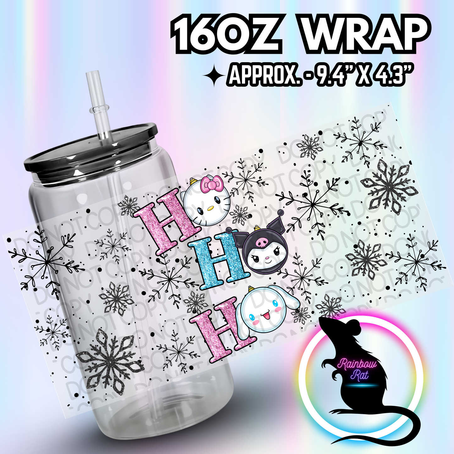 HoHoHo- Libby Wrap Singles