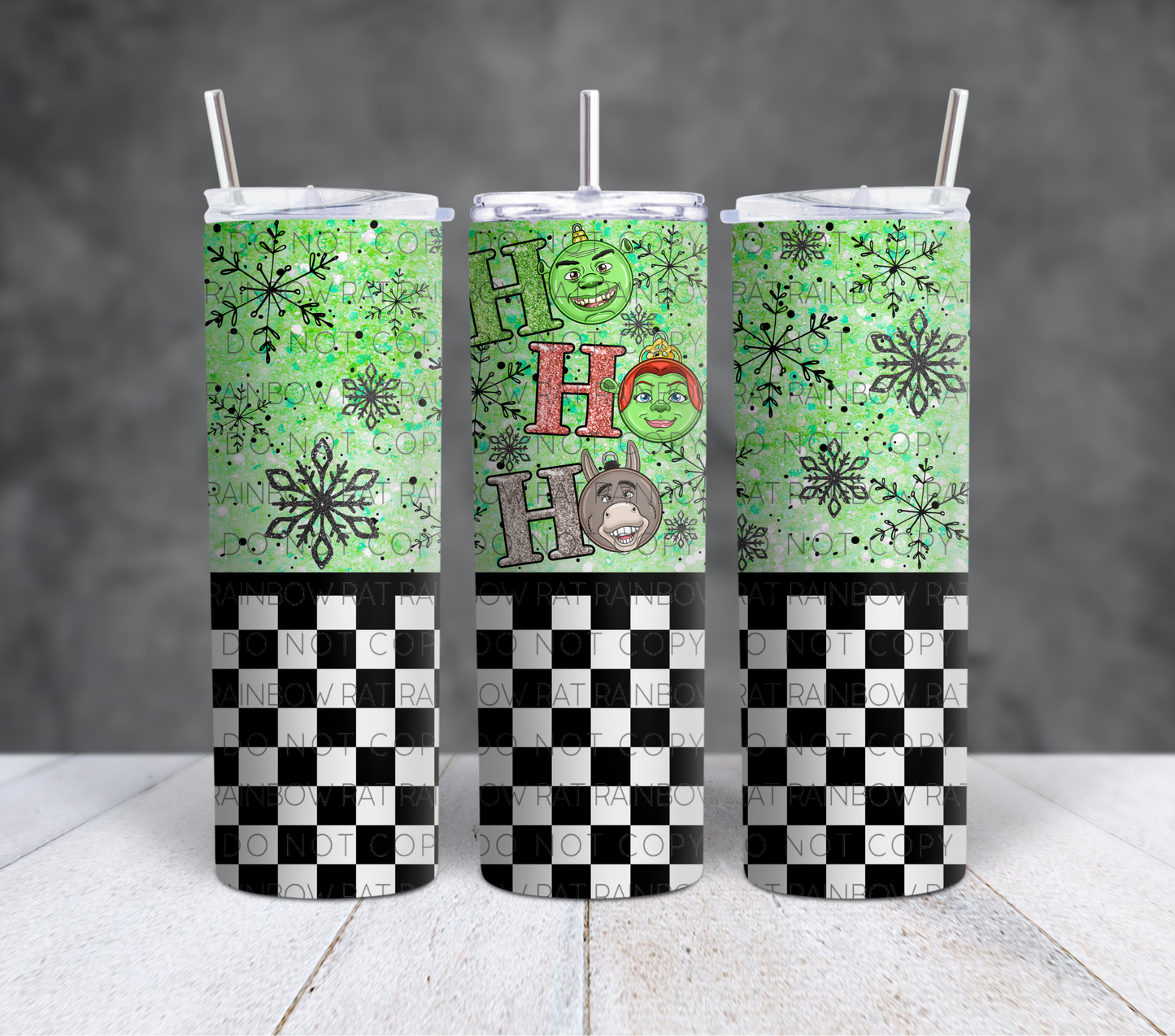 HoHoHo- 20oz Tumbler Wrap Singles
