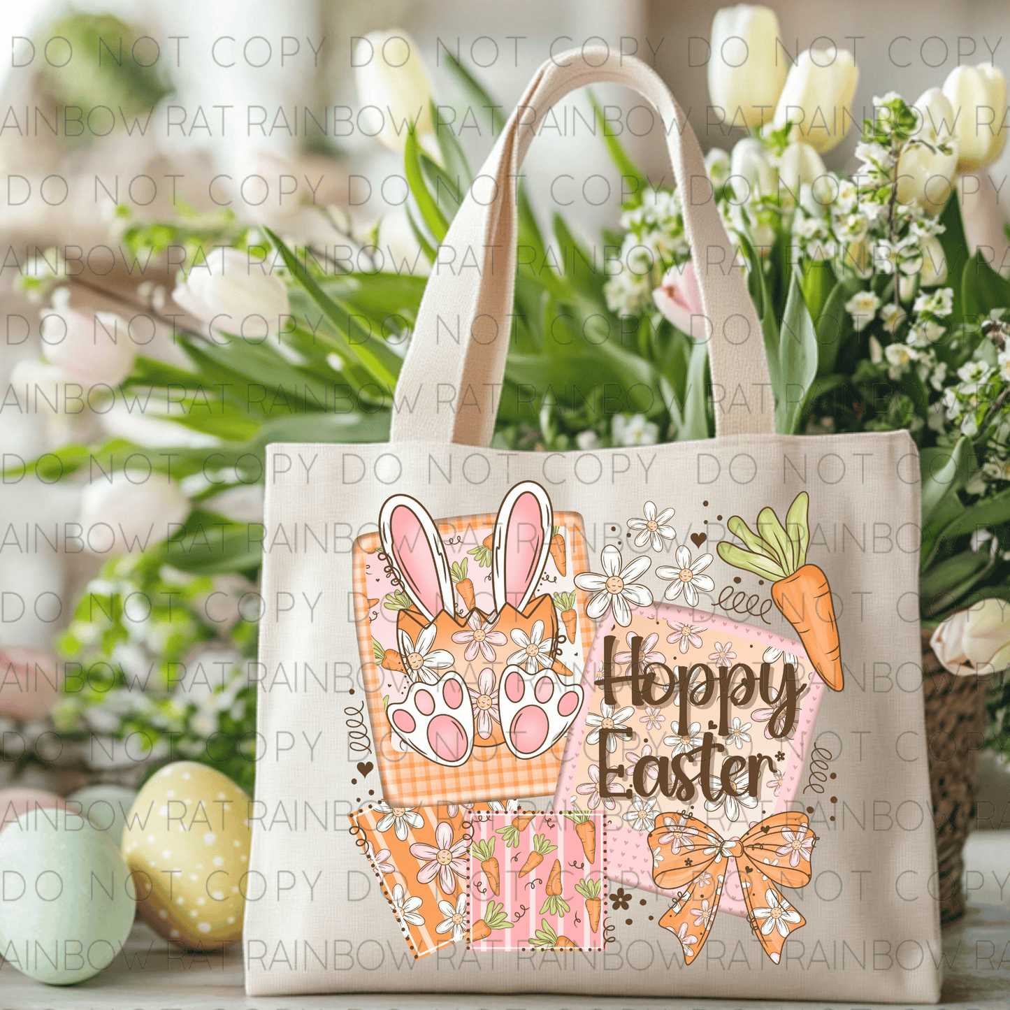 Hoppy Easter- PNG Single