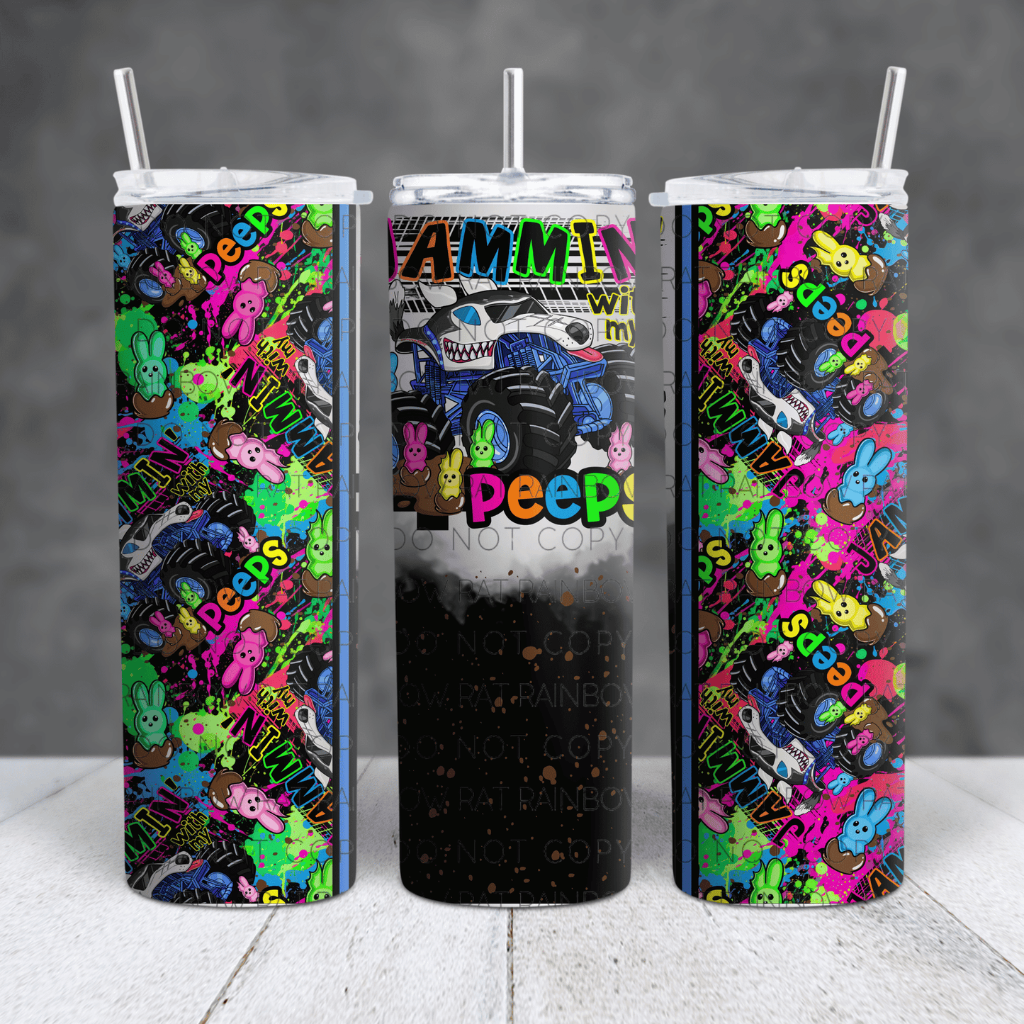 Easter M.Trucks- 20oz Tumbler Wrap Singles