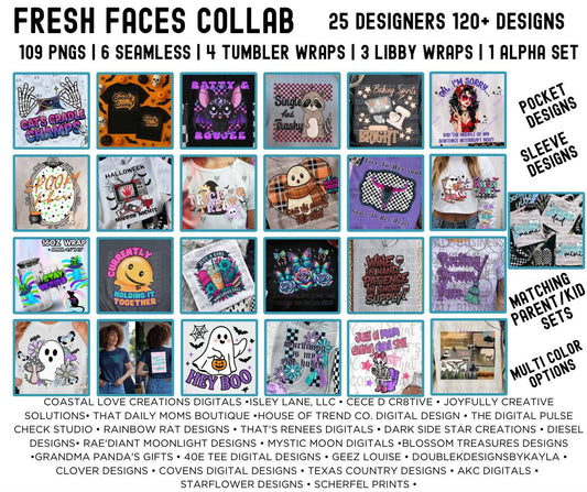 ✨FRESH FACES COLLAB✨- 25 DESIGNERS