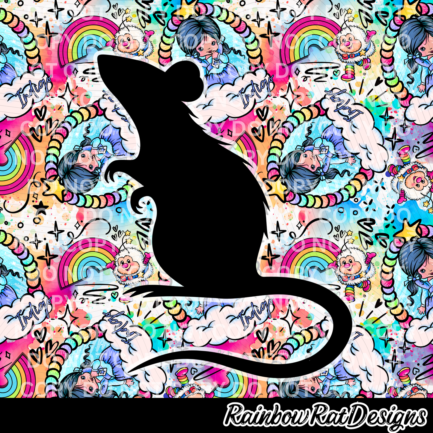 Rainbow Friends- Seamless Design Singles