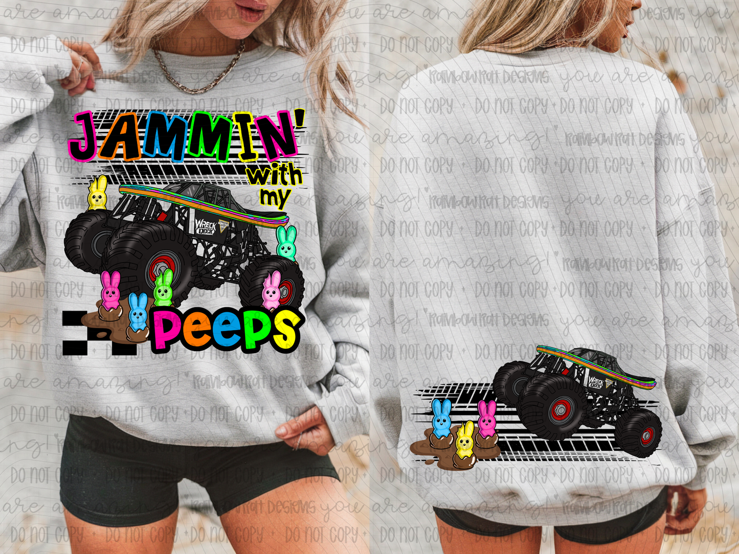 Easter M.Truck Skateboard-PNG/Sleeve Single