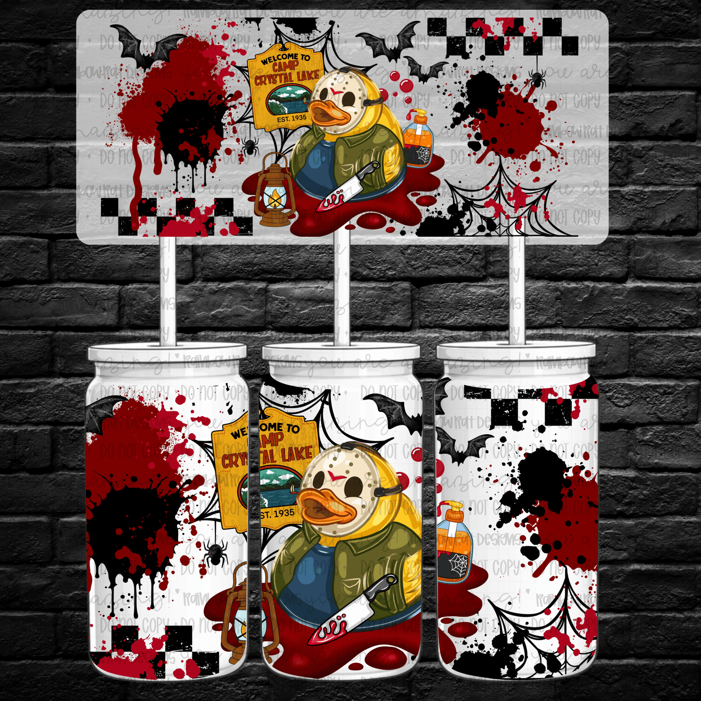 Horror Duckies- Libby Wrap Singles
