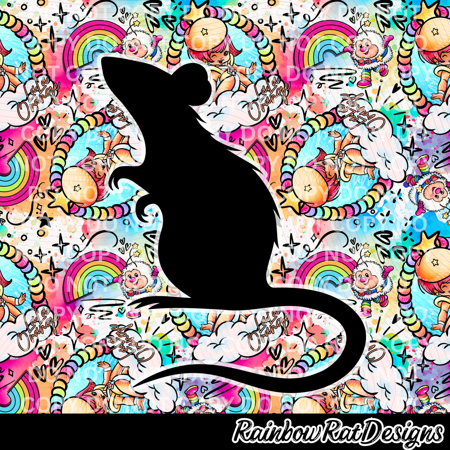 Rainbow Friends- Seamless Design Singles