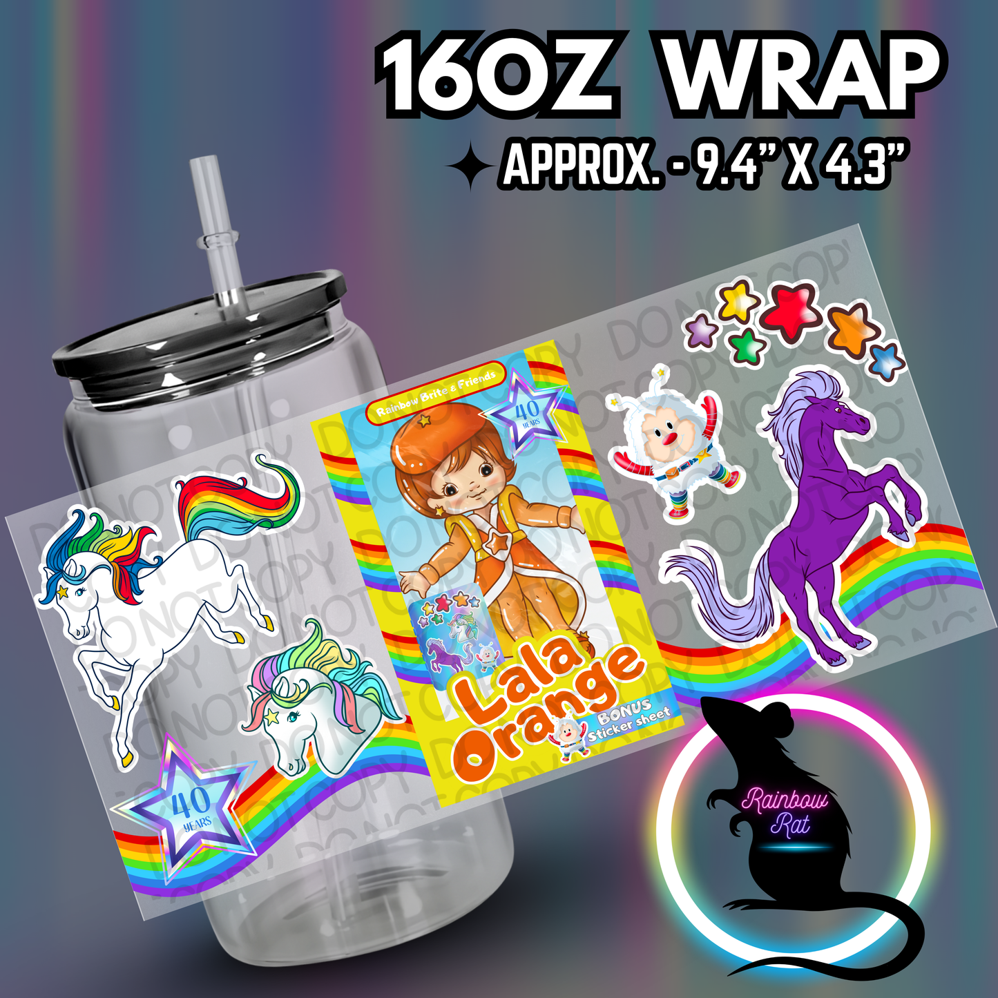 Rainbow Friends- Libby Wrap Singles