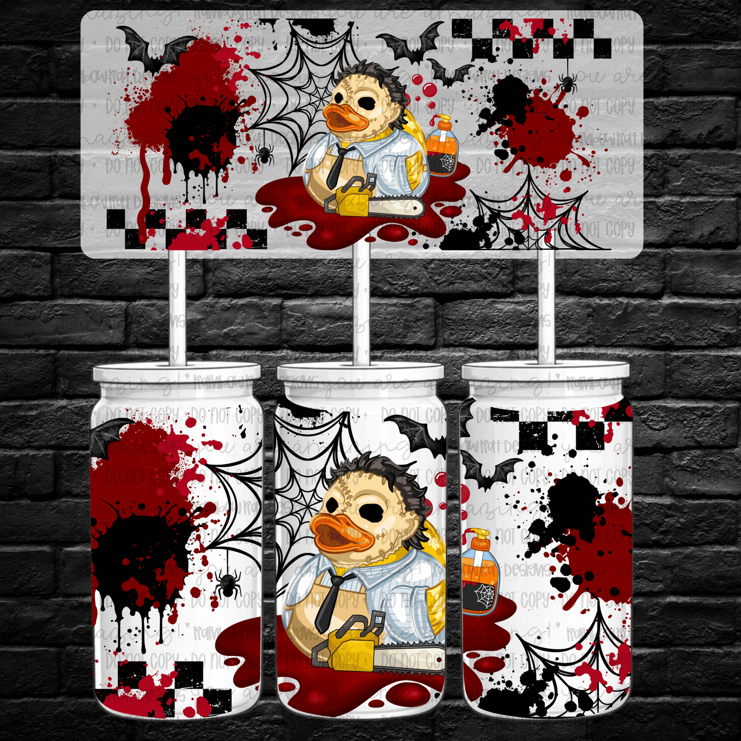 Horror Duckies- Libby Wrap Singles
