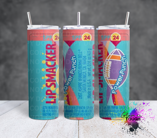 Blue Lip Smackers- 20oz Tumbler