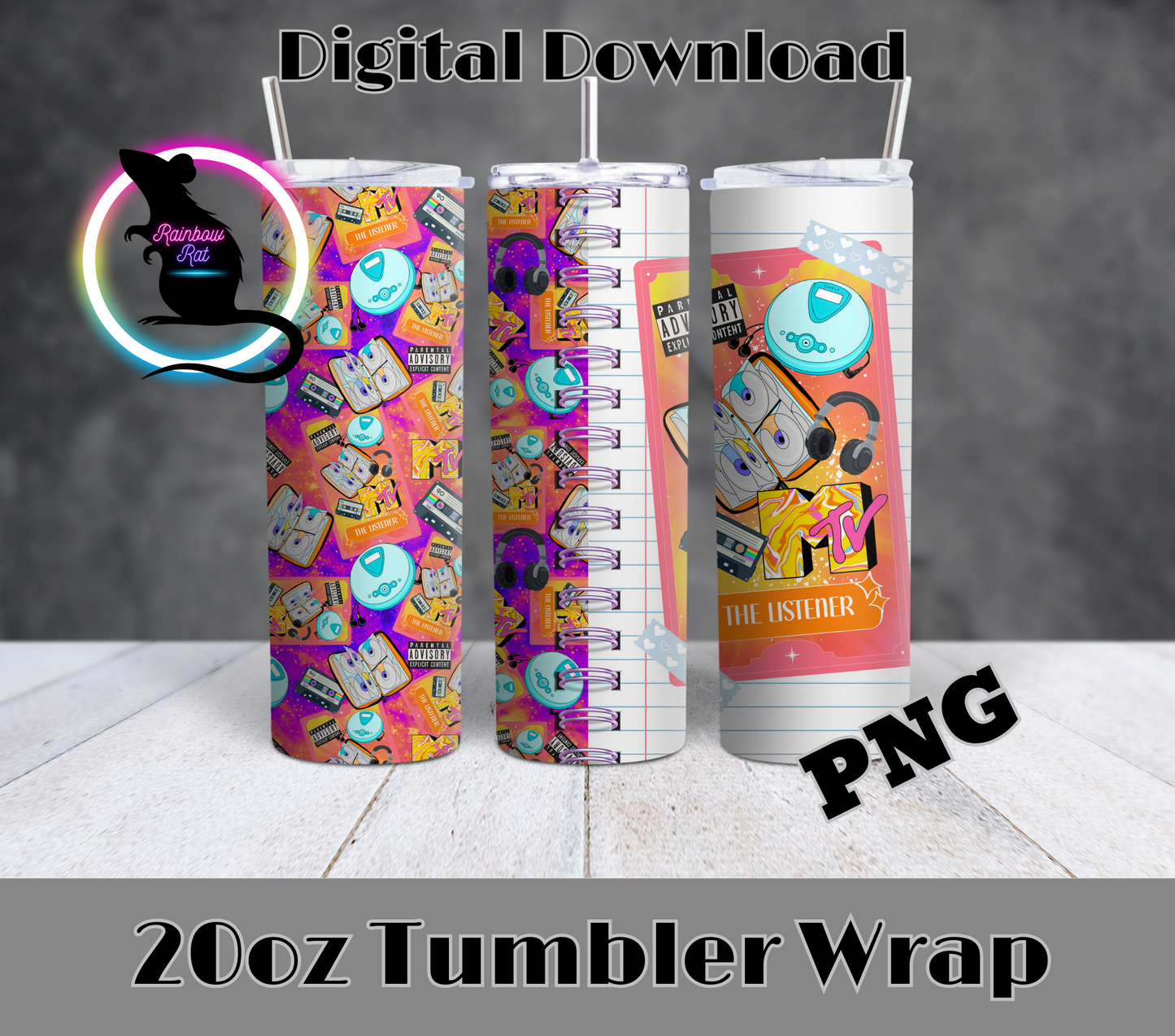 Nostalgia X Tarot- 20oz Tumbler Wraps