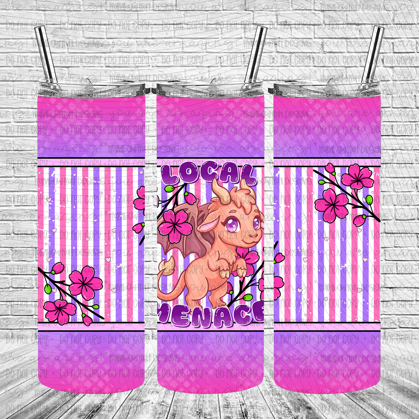 Cryptid Cuties- 20oz Tumbler Wrap Singles