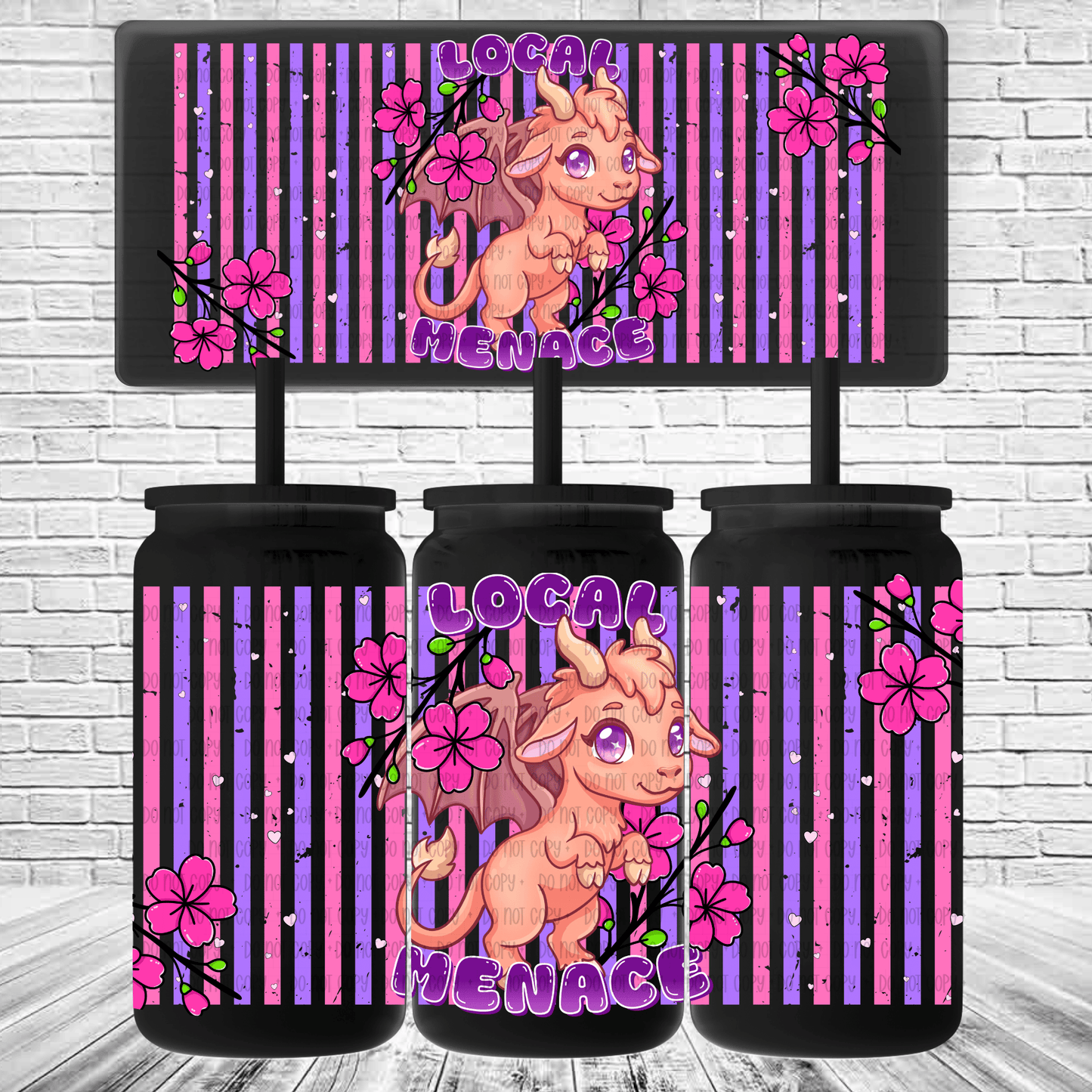 Cryptid Cuties- 16oz Libby Wrap Singles