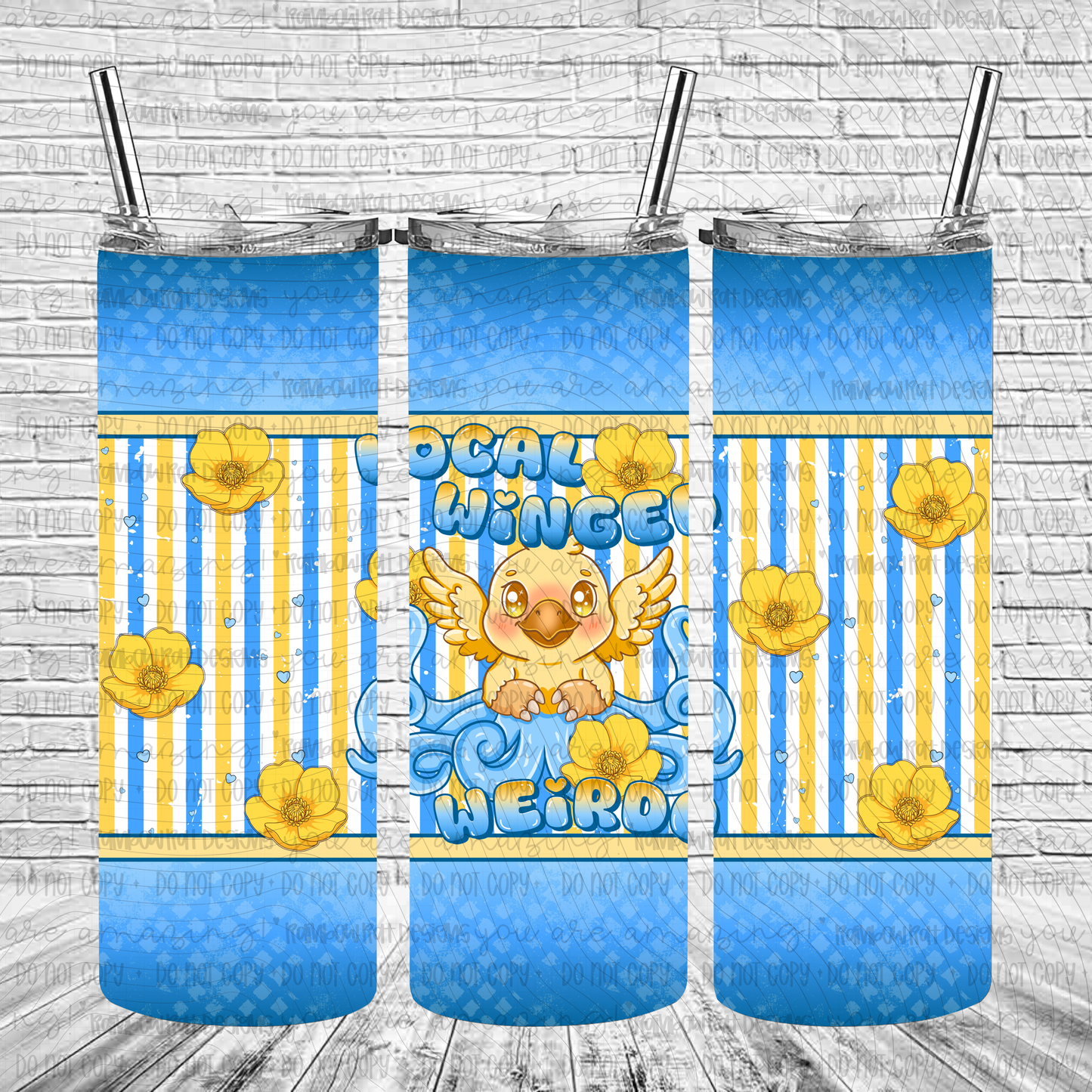 Cryptid Cuties- 20oz Tumbler Wrap Singles