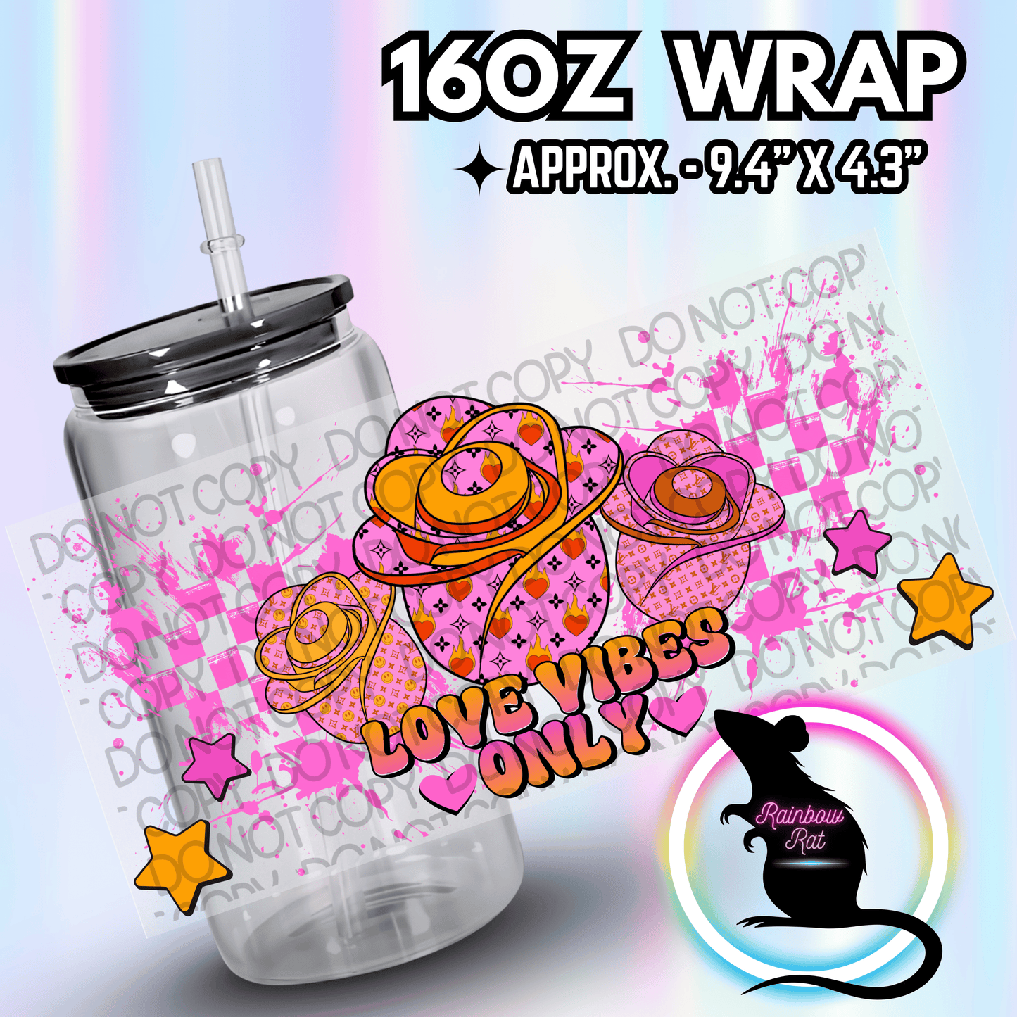 Love Vibes Only ADULT- Libby Wrap