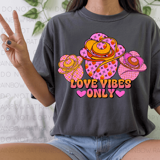 Love Vibes Only ADULT- PNG Single