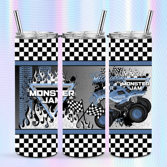 Flaming M.Trucks- 20oz Tumbler Wrap Singles