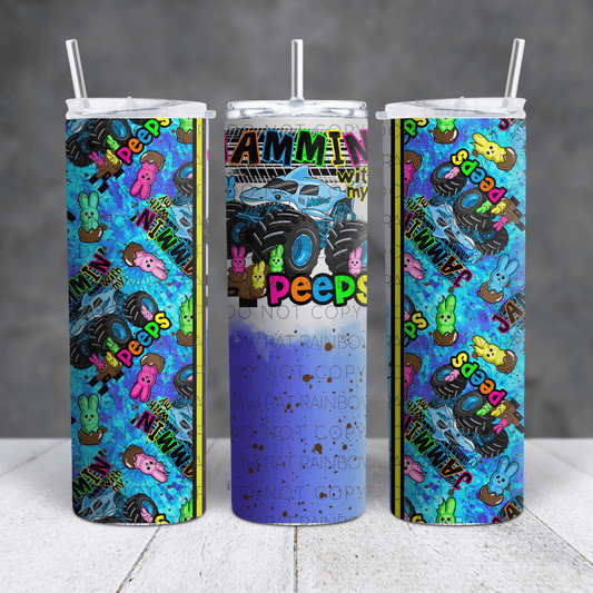 Easter M.Trucks- 20oz Tumbler Wrap Singles